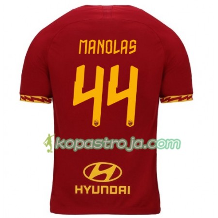 Billiga Fotbollströjor AS Roma Manolas 44 Hemma tröja 2019/20 Kortärmad